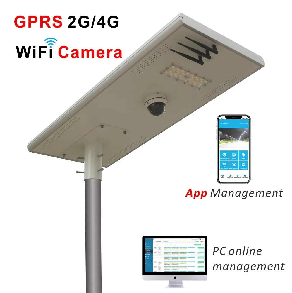 Energy-Lawn-Pillar-Solar-Street-Lamp-CCTV-Camera-WiFi