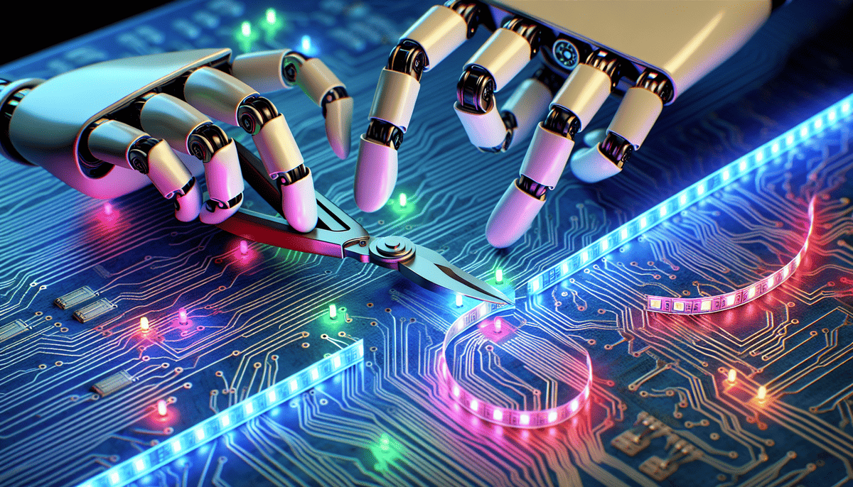 Shortening the length of LED strip