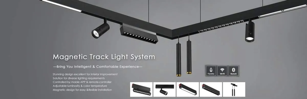 magnetic track lights,flexible lighting,energy efficient