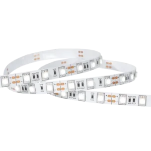 LED light strip with white bulbs