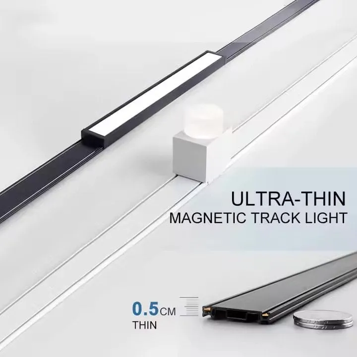 Ultra-thin magnetic track light, 0.5cm thin.