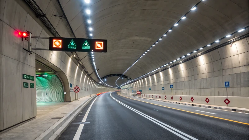 led tunnel lights,tunnel safety,energy efficiency