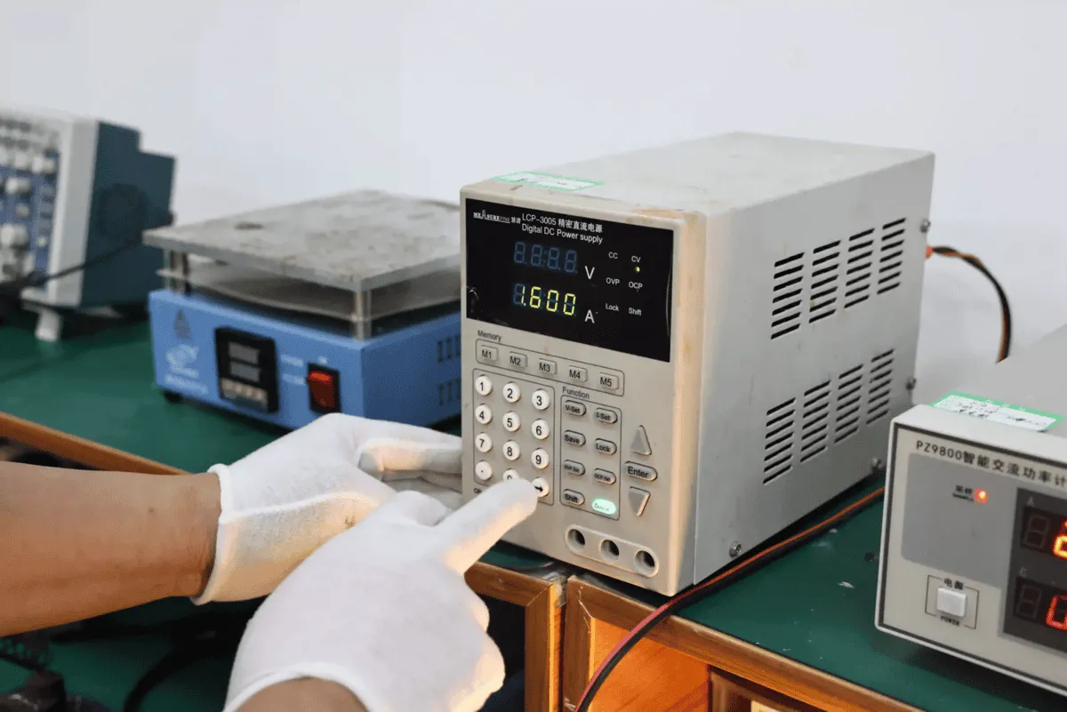 This test is designed to verify that the led lights can safely operate at their rated voltage and can withstand higher voltages than they are likely to encounter during normal operation. It ensures that the electrical insulation and spacing in the product are adequate to prevent electrical failures.