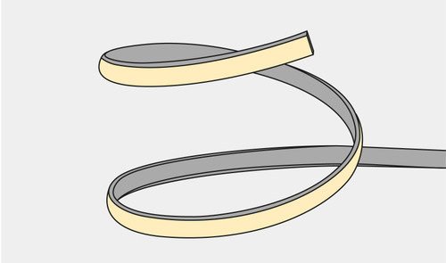 Curved track illustration.