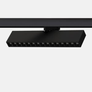 Modern black track light fixture