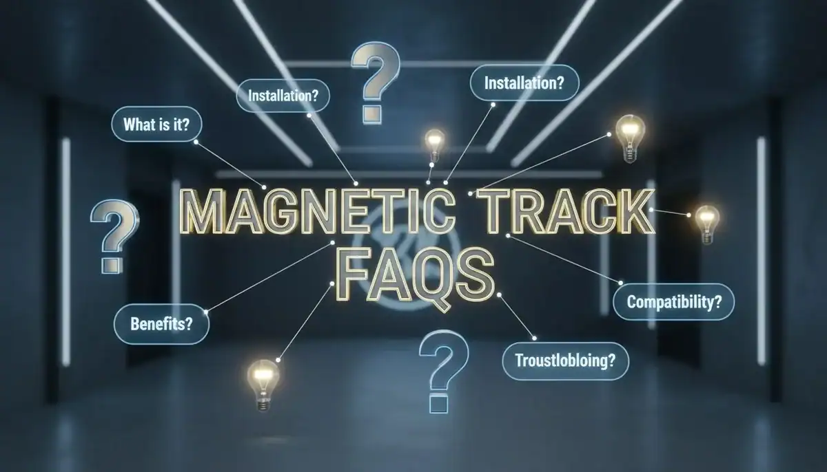 FAQ concept with question marks and light bulbs