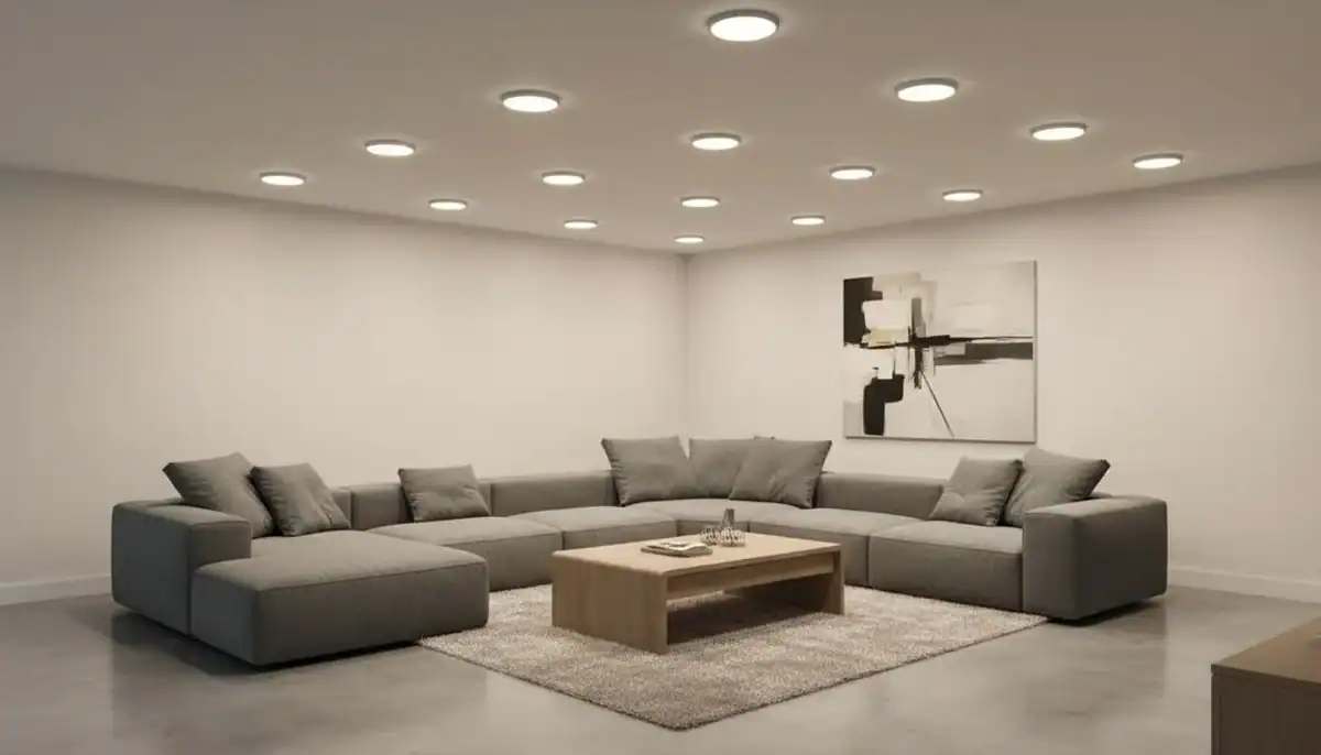Recessed Wafer LED layout recessed wafer led installation in low ceiling room