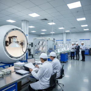 industrial LED luminaire testi