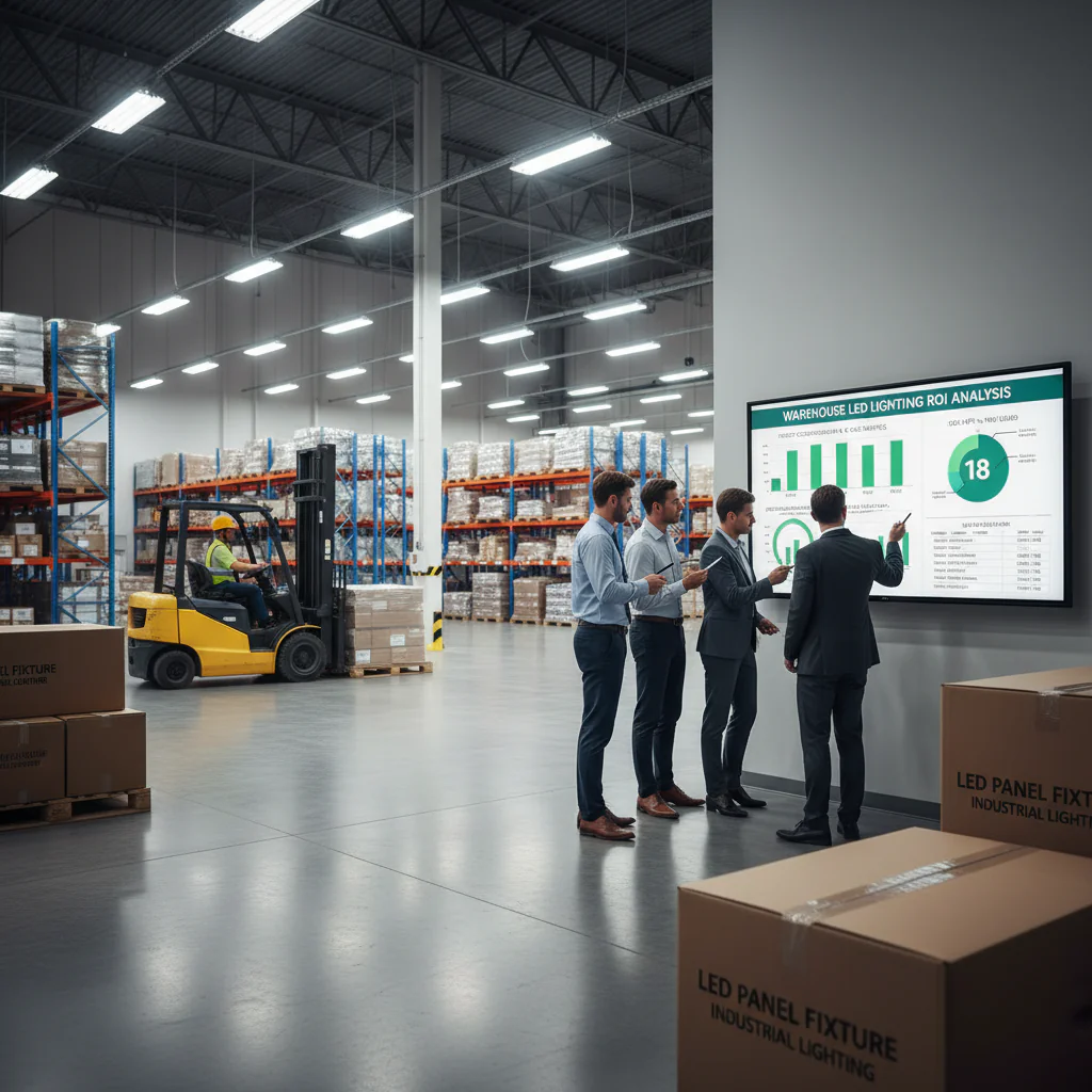 warehouse LED lighting ROI cal